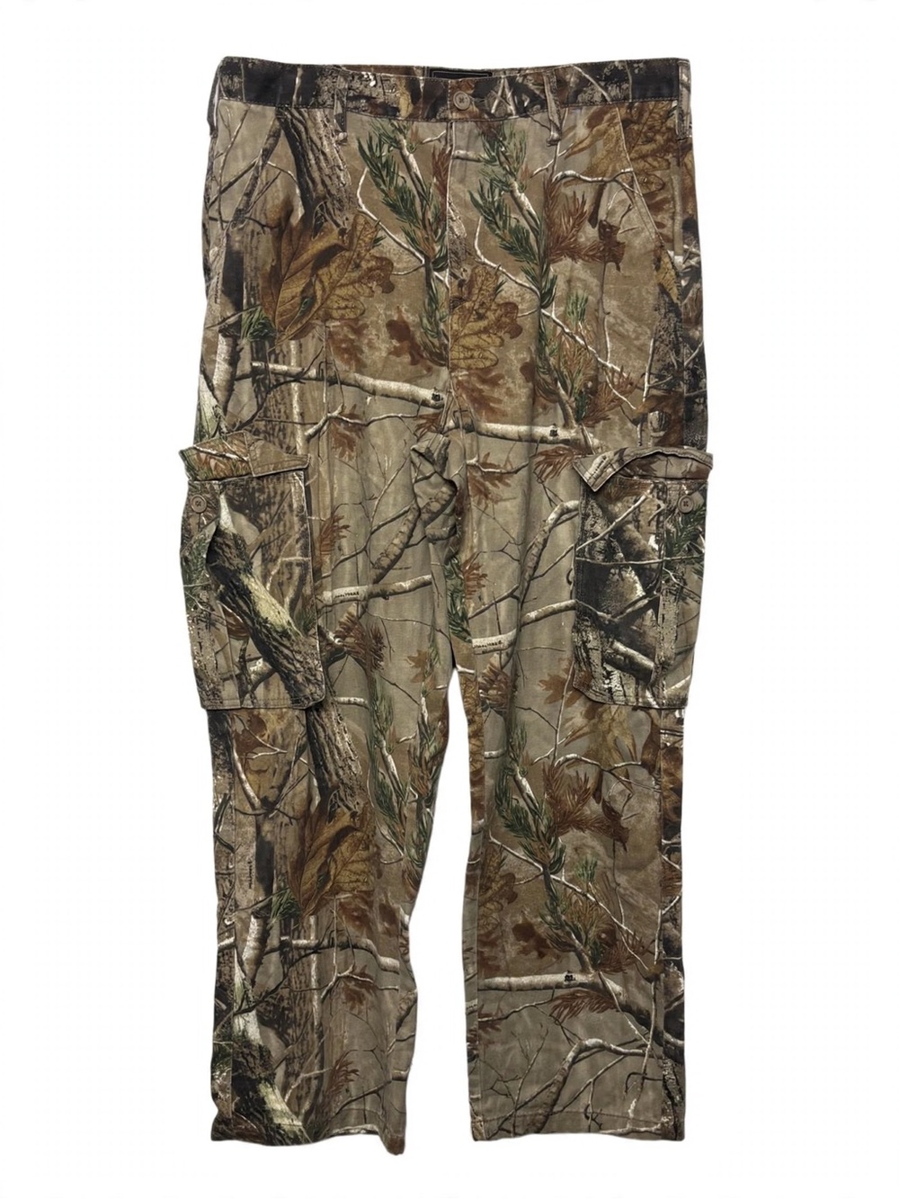 Realtree Vintage Camo Pants Liberty Green Brown, Size 36-38 Mens